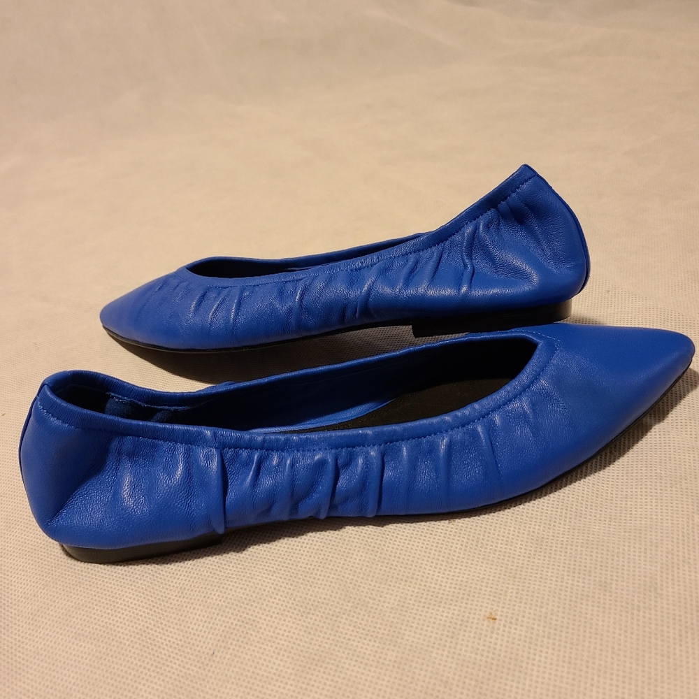 Sigerson Morrison Lahela Ruched Ballet Flats Size 37.5